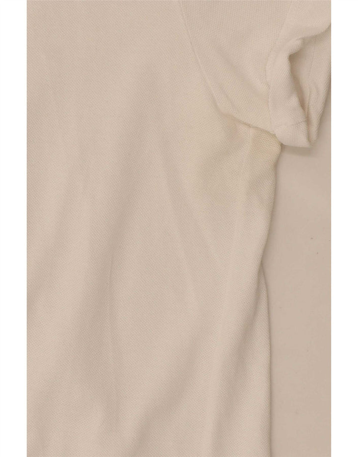 Damska koszulka polo oversize Kappa UK 10 w małe białe paski, bawełniana