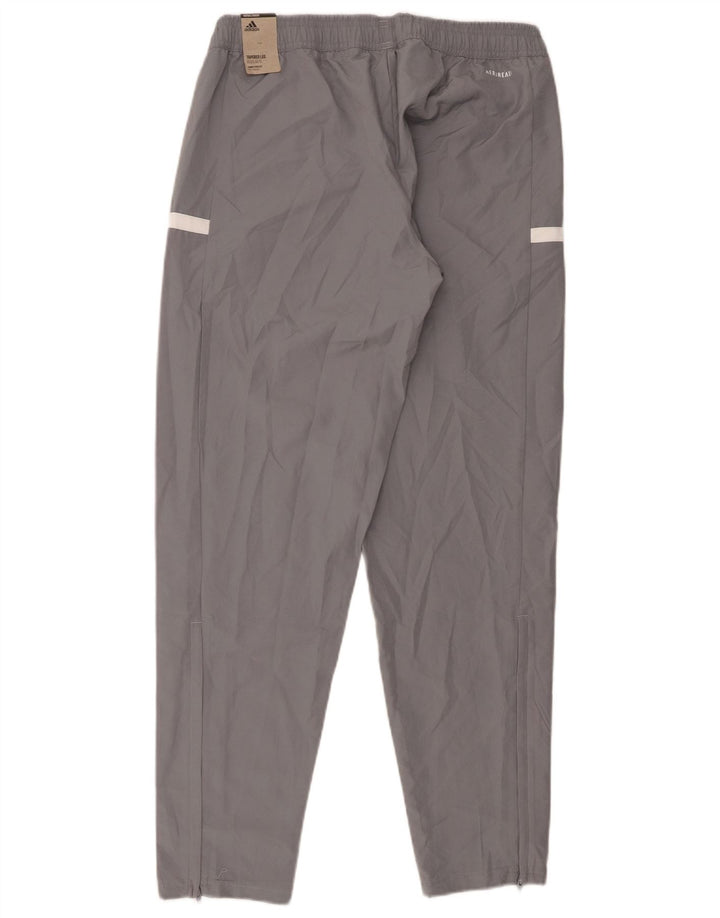 Damskie spodnie dresowe Adidas Graphic UK 12/14 Średni szary poliester