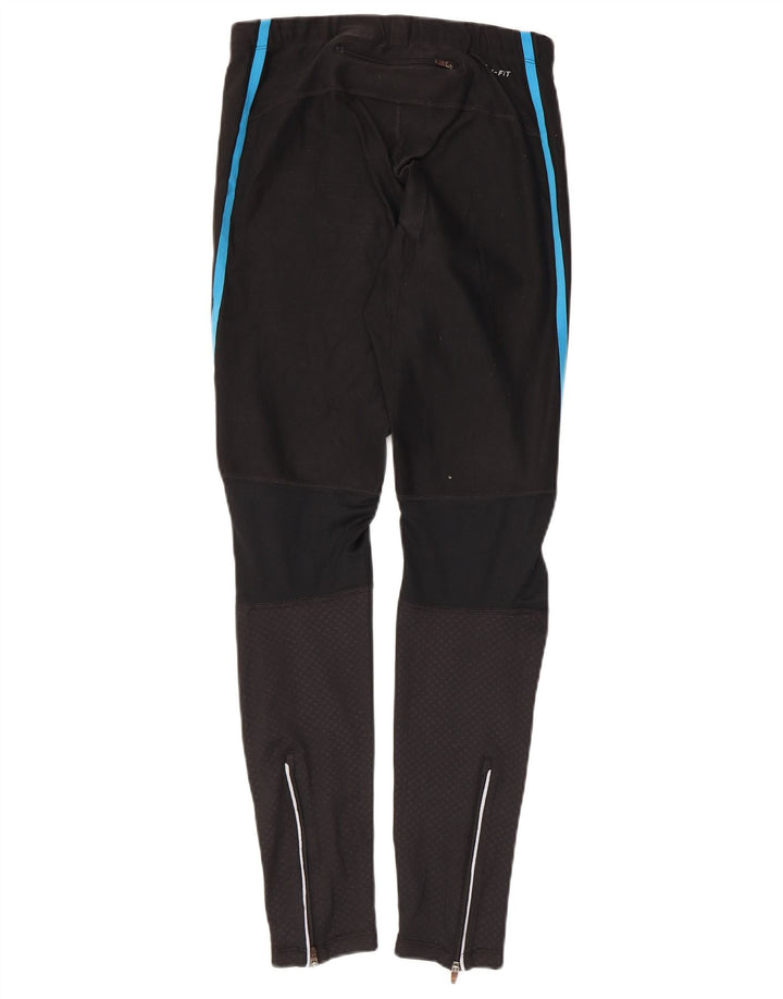 Damskie legginsy Nike Dri Fit UK 14, średnie czarne w cętki