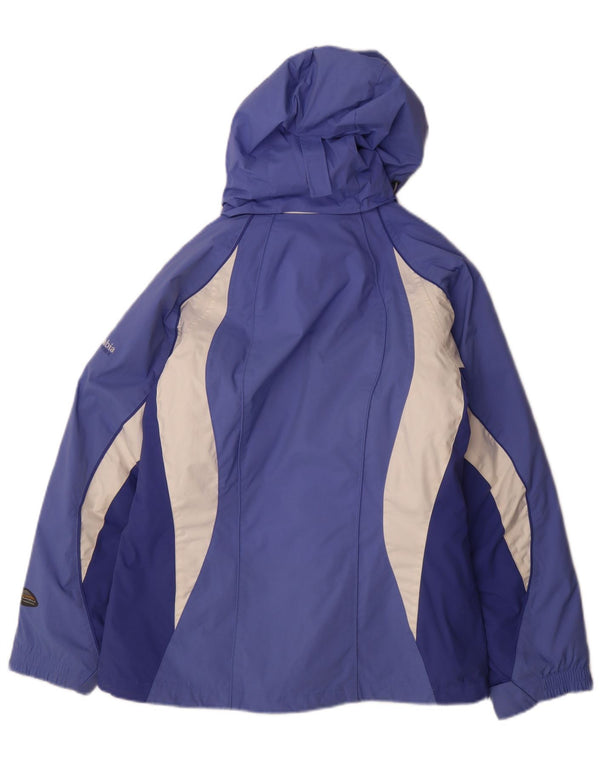 Damska kurtka wiatrówka Columbia Interchange UK 10 Small Blue Colorblock