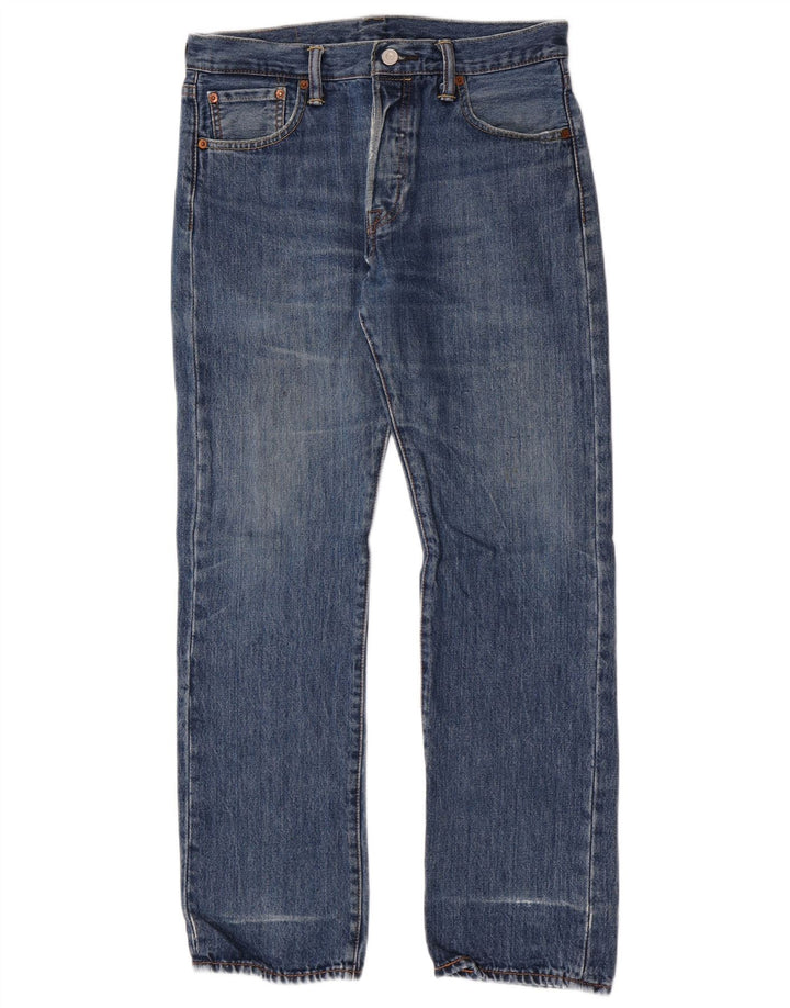 Męskie proste dżinsy Levi's W30 L30 Niebieskie bawełniane