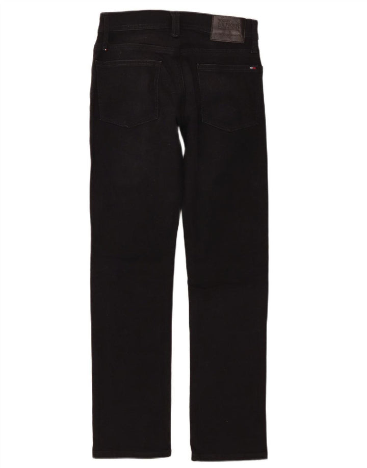 TOMMY HILFIGER Męskie jeansy Ryan Straight W29 L32 Czarne bawełniane