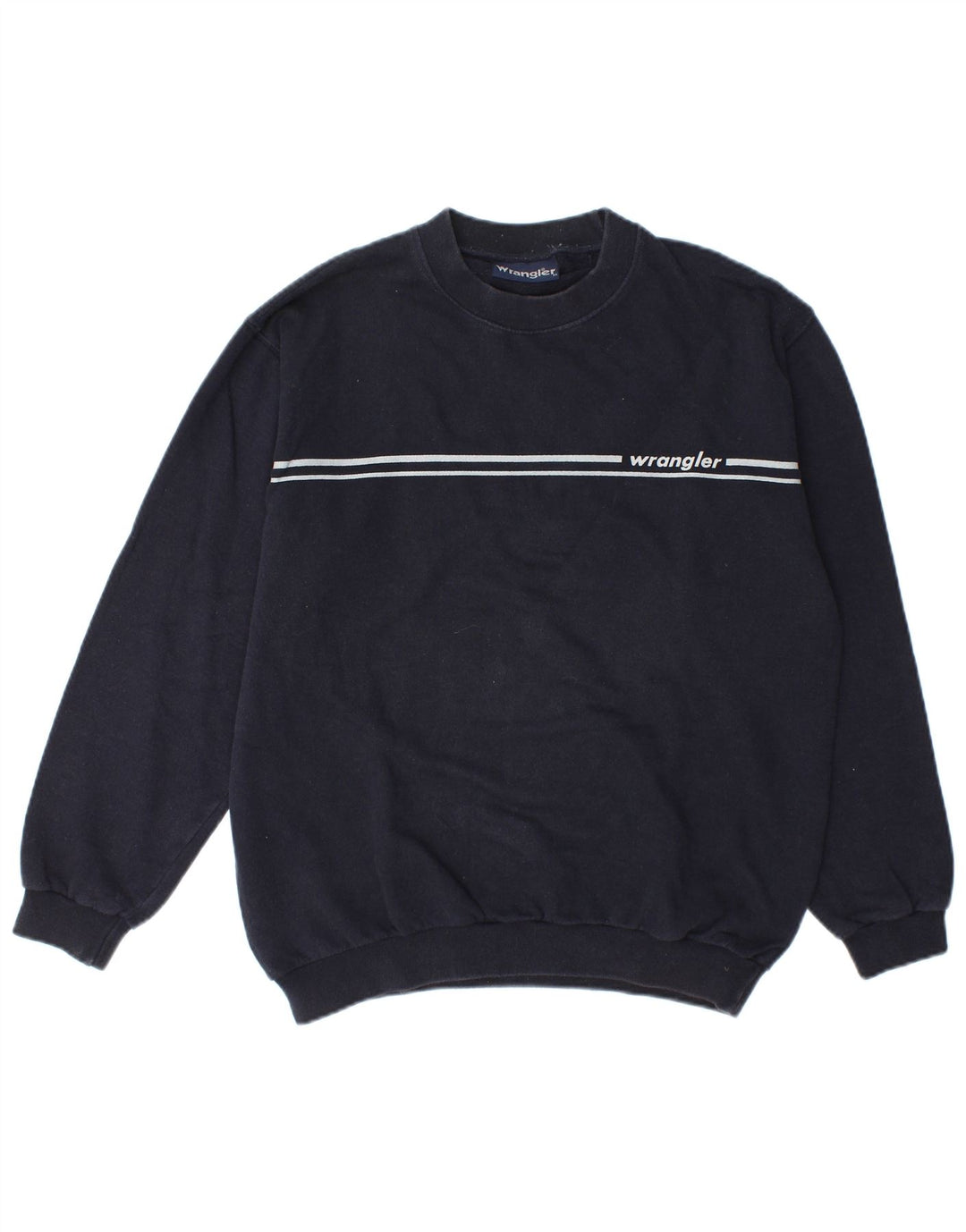 Męska bluza z grafiką Wrangler, średnia, granatowa, bawełniana