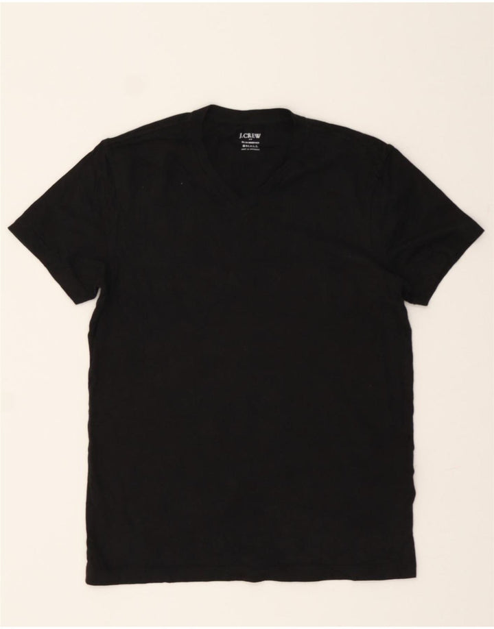 J. CREW Womens T-Shirt Top UK 10 Small Black Cotton Vintage J. Crew and Second-Hand J. Crew from Messina Hembry 