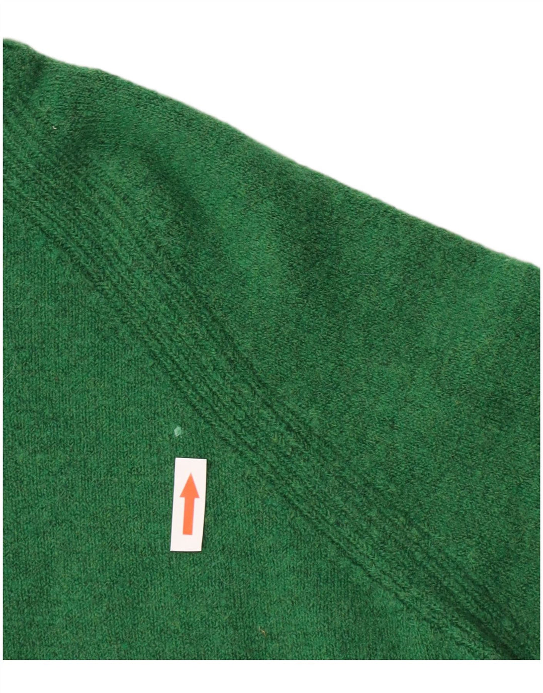 Damski sweter oversize J. Crew z golfem UK 10, mały, zielony nylon