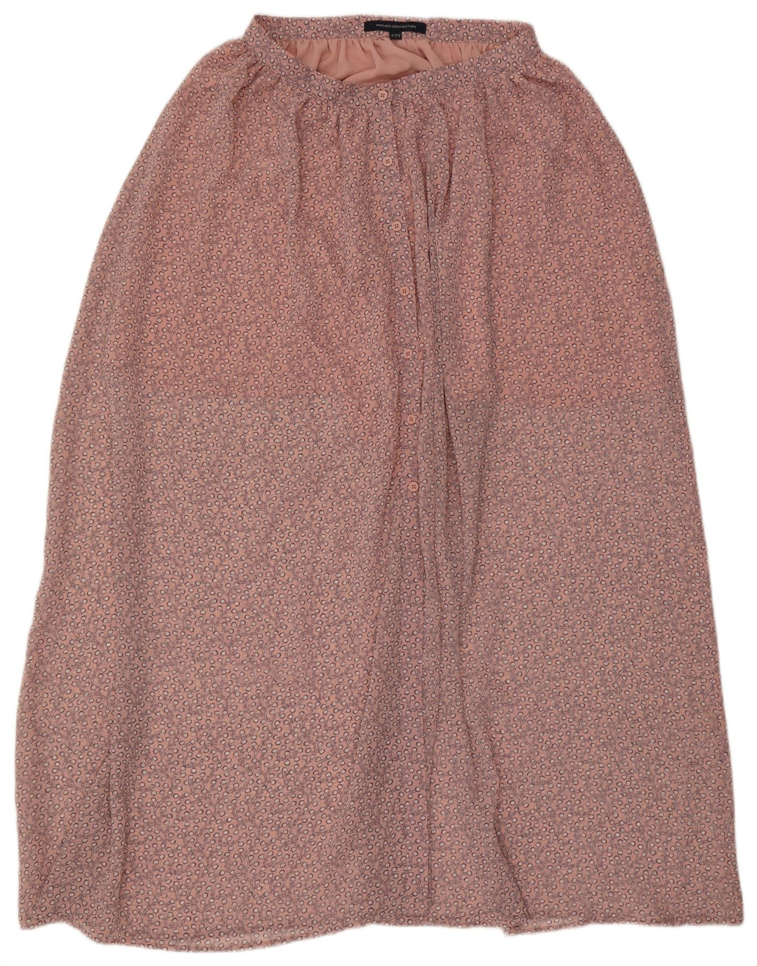 Damska spódnica maxi French Connection UK 12 Medium W30 Różowy kwiatowy poliester