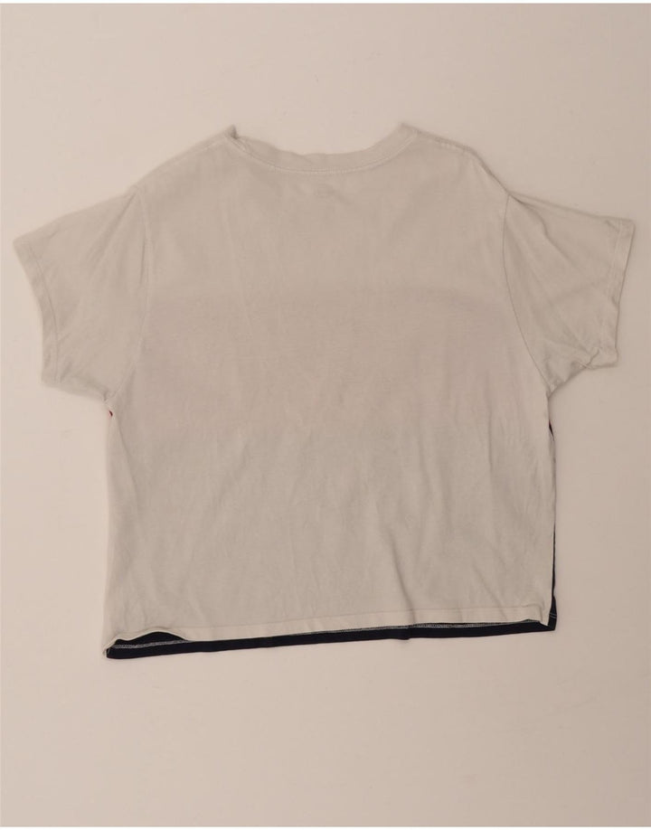 LEVI'S Womens Graphic T-Shirt Top UK 10 Small Multicoloured Colourblock Vintage Levi's and Second-Hand Levi's from Messina Hembry 