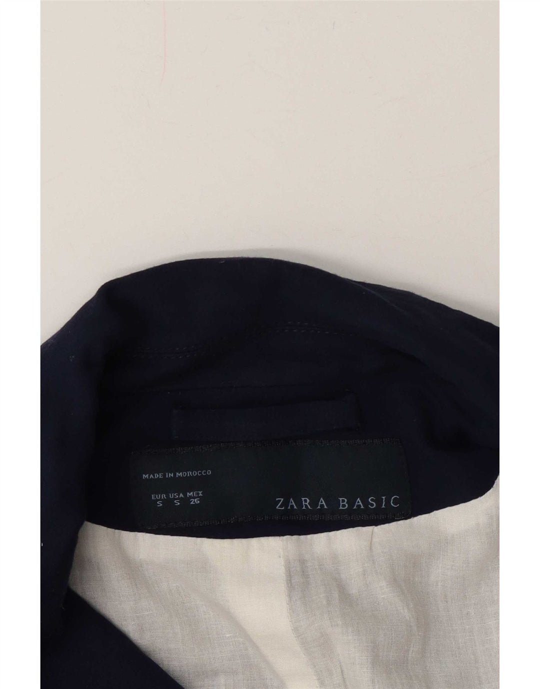 Zara damska marynarka zapinana na 1 guzik UK 10, mała granatowa