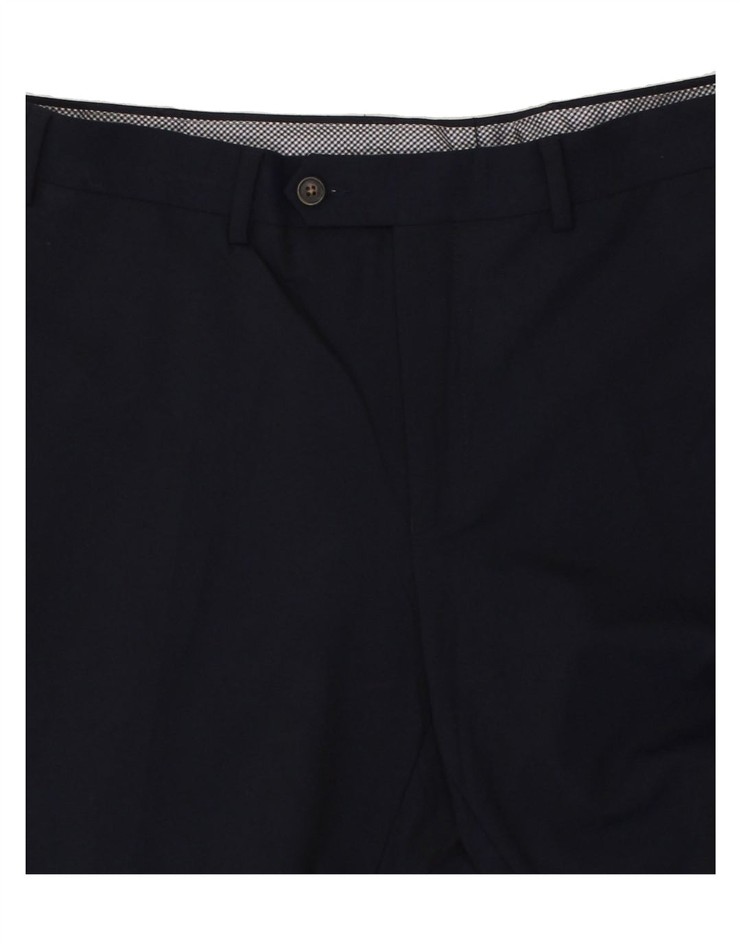 CHAPS Mens Straight Suit Trousers  W36 L26 Navy Blue Polyester Vintage Chaps and Second-Hand Chaps from Messina Hembry 