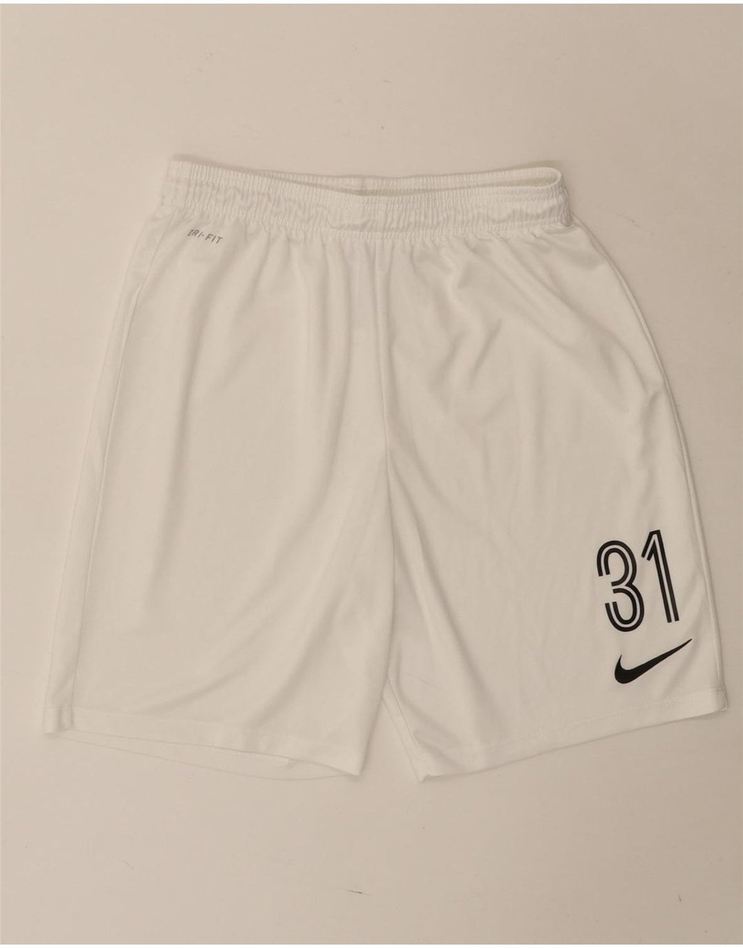 Męskie spodenki sportowe Nike Dri Fit Graphic, duże, białe, poliestrowe