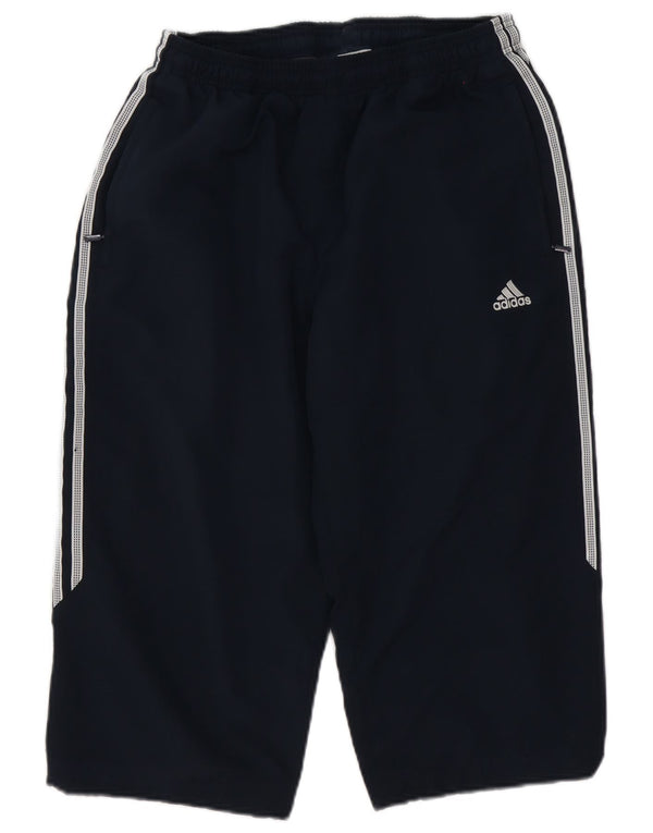 Męskie spodnie dresowe Adidas Capri, średni granatowy poliester