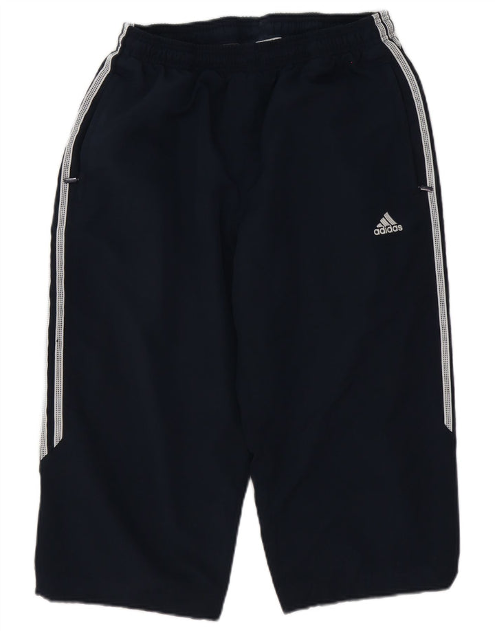 Męskie spodnie dresowe Adidas Capri, średni granatowy poliester