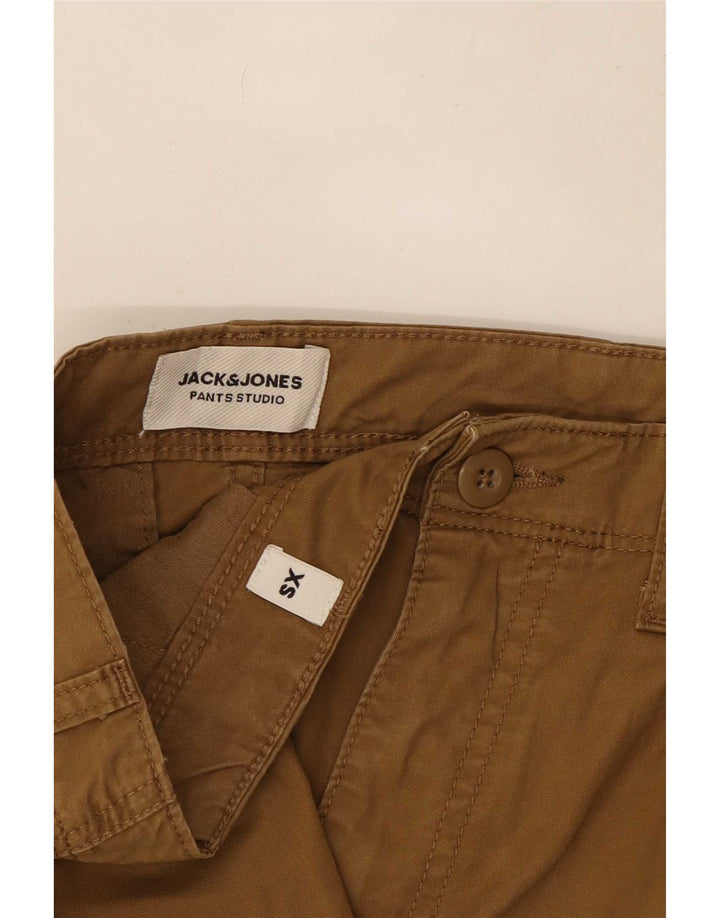 Męskie spodenki cargo Jack & Jones XS W30, bawełna khaki