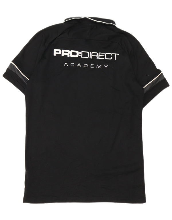 Męska koszulka polo Nike Pro Direct Academy z grafiką, w średnim kolorze czarnym