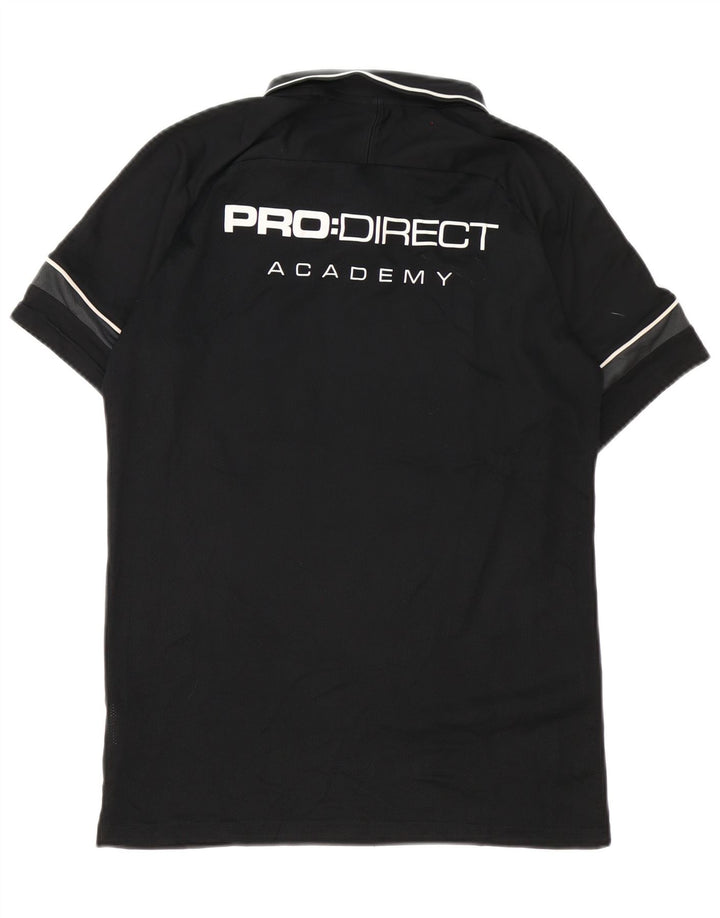 Męska koszulka polo Nike Pro Direct Academy z grafiką, w średnim kolorze czarnym