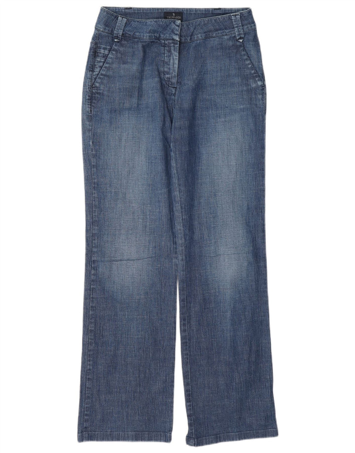 Damskie luźne dżinsy Trussardi W30 L31 Niebieskie bawełniane