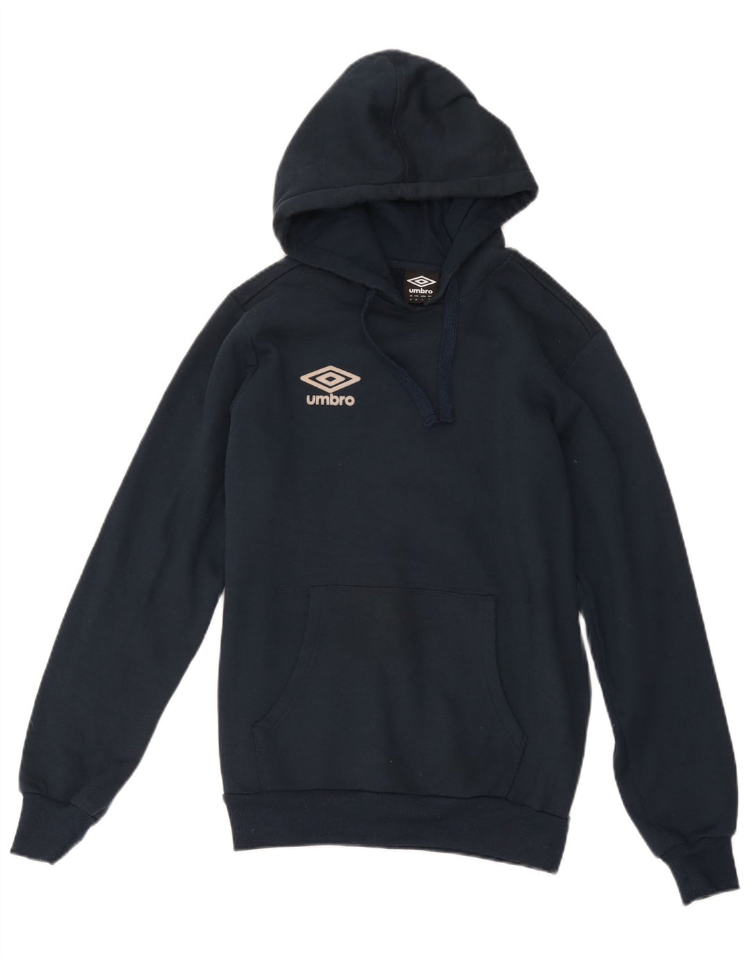 Męski sweter z kapturem Umbro, średni granatowy, bawełniany