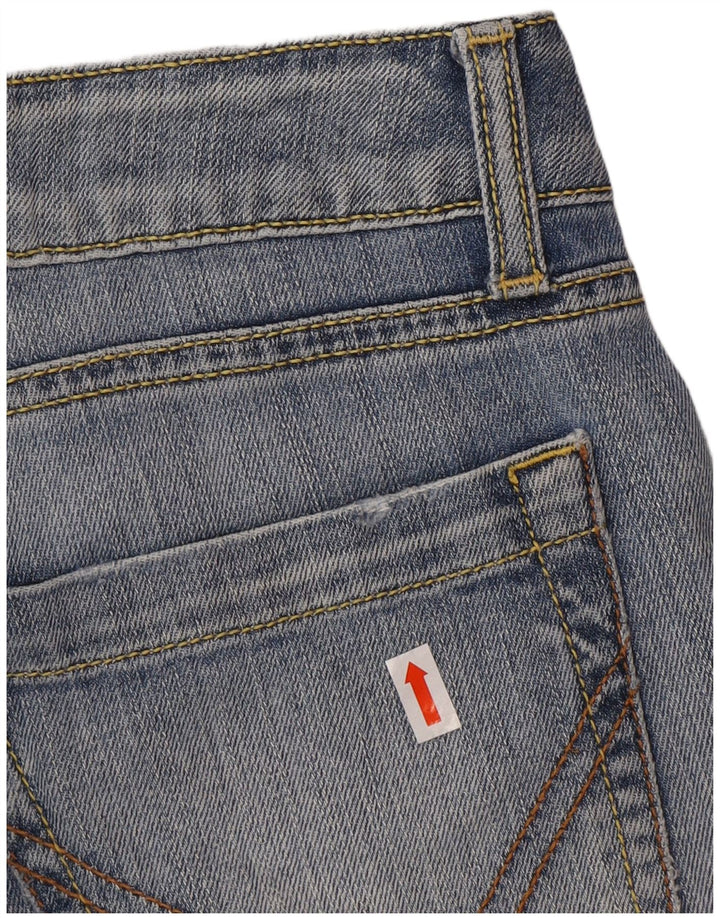 ROY ROGERS Womens Straight Jeans W28 L32 Blue Cotton