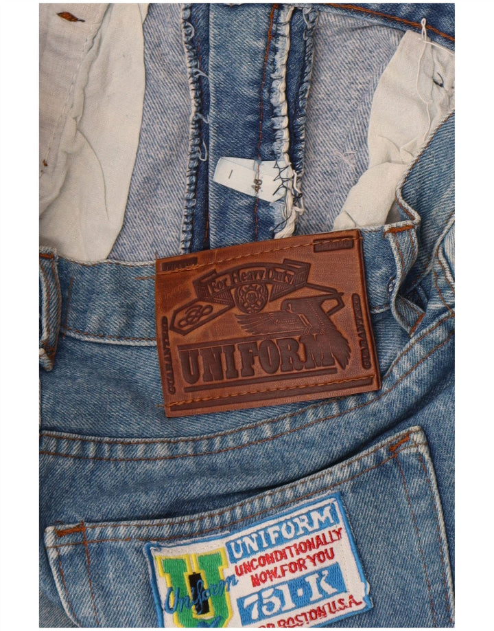 Mundurowe damskie dżinsy zwężane IT 46 Large W30 L26 Blue