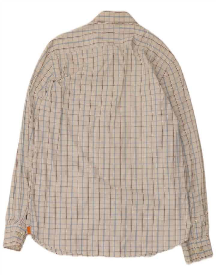 Koszula męska Massimo Dutti w dużą białą kratkę