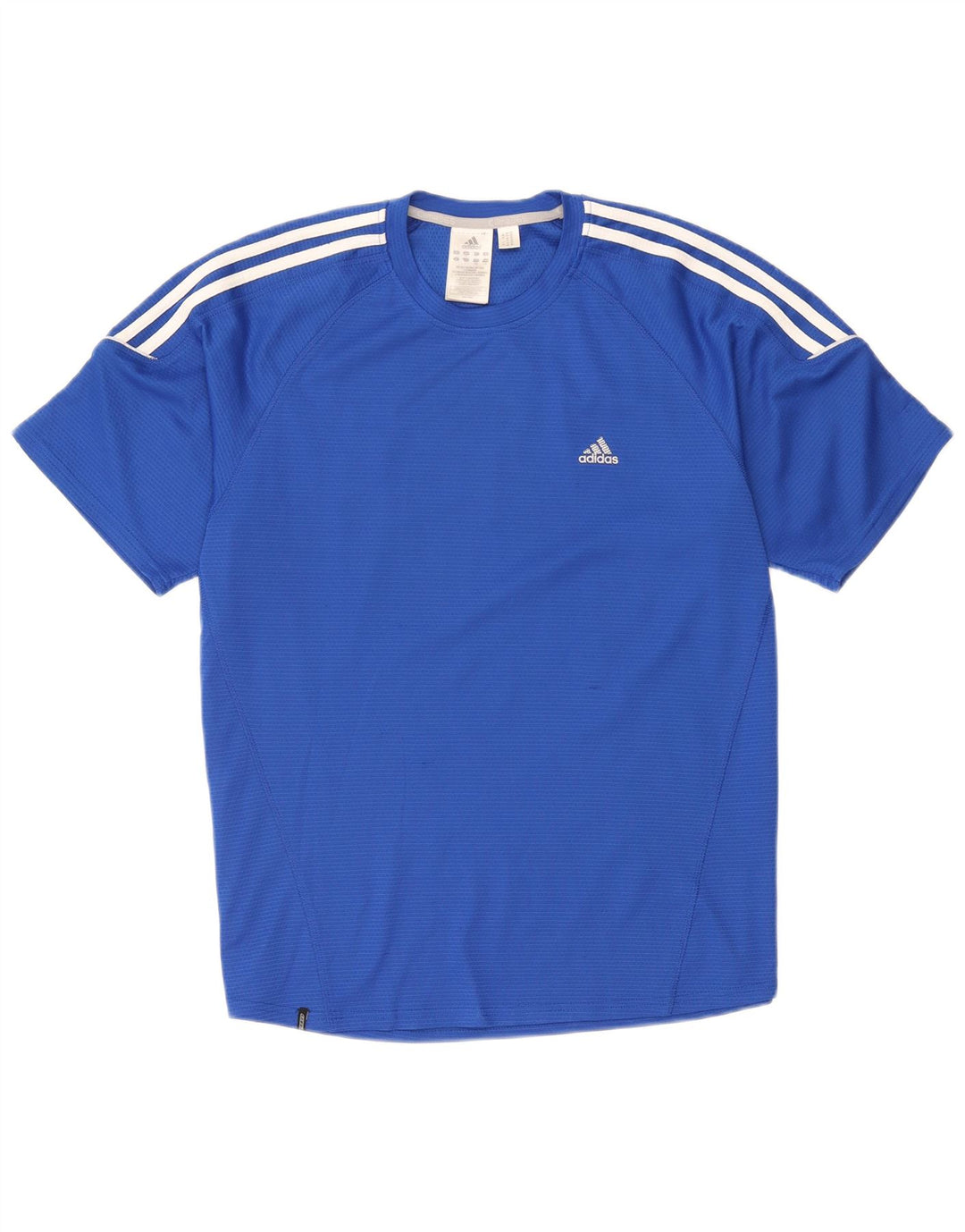 Adidas Męski T-shirt Top Duży Niebieski Poliester