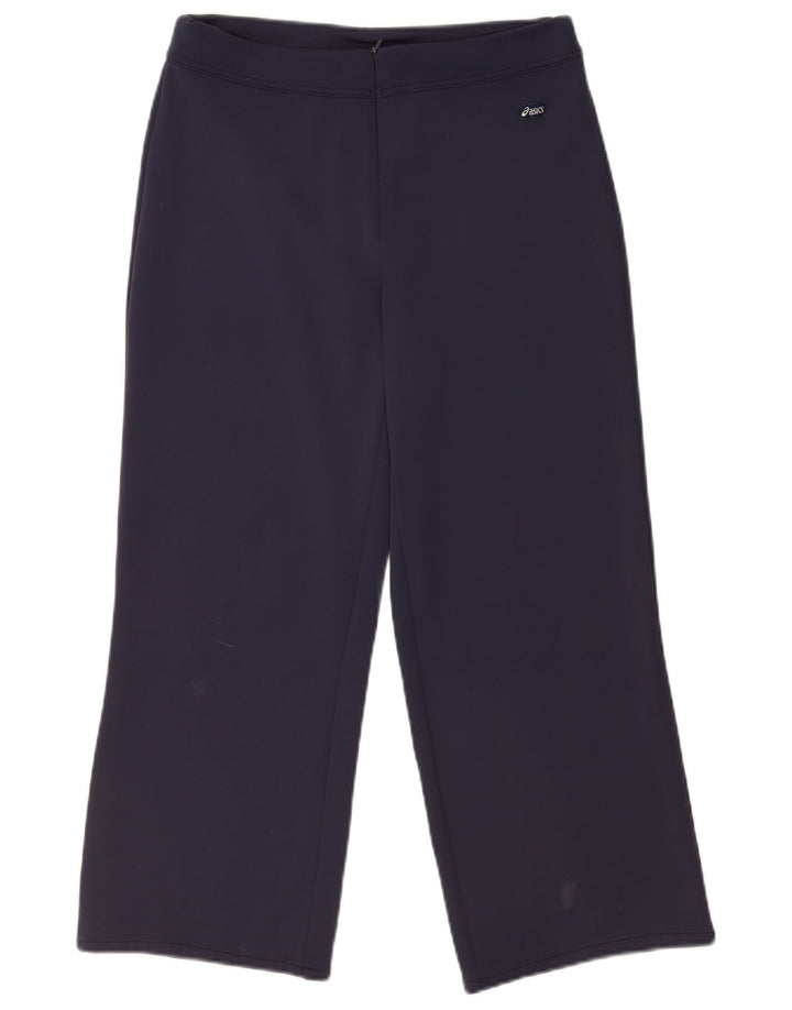 Damskie spodnie dresowe Asics Capri, małe, granatowe, poliamidowe