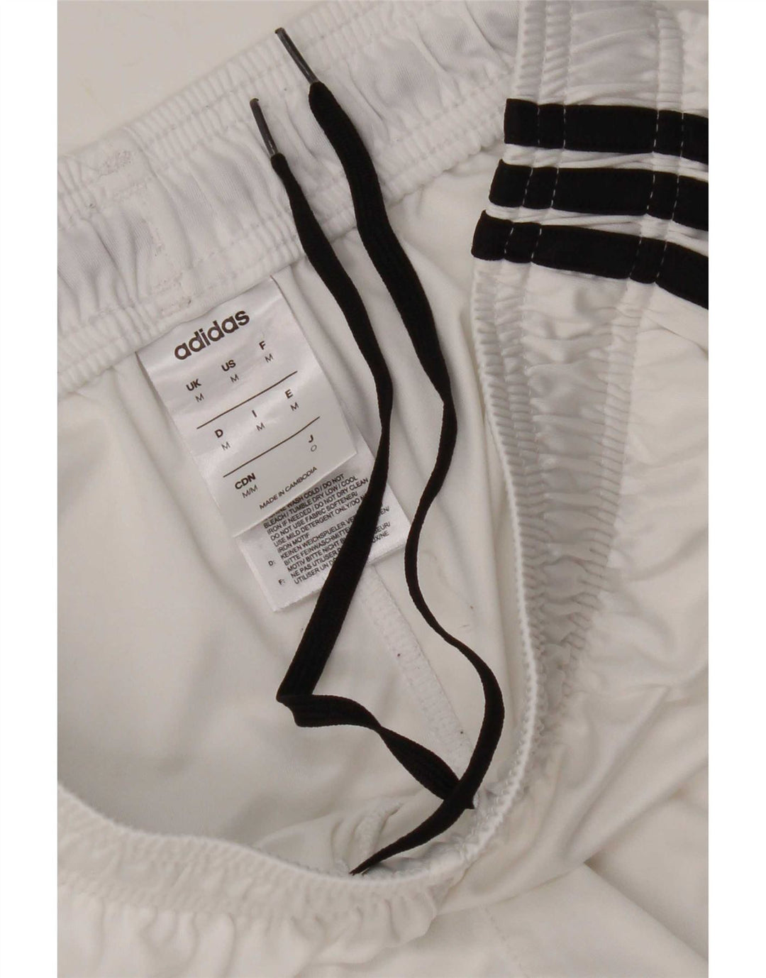 Damskie spodenki sportowe Adidas Climalite UK 12, średni biały poliester
