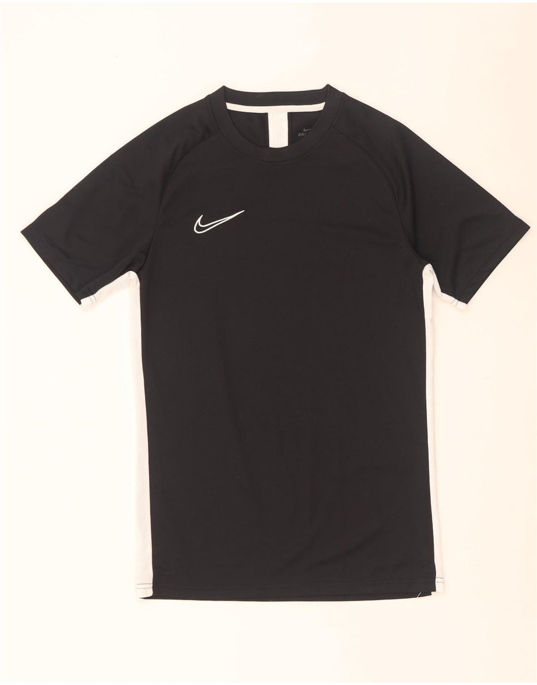 Męski T-shirt Nike Dri Fit, mały, czarny, z blokami kolorów