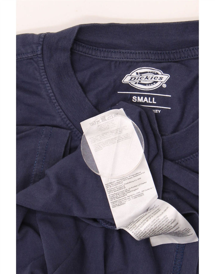 Męska koszulka z grafiką DICKIES, mała, granatowa, bawełniana