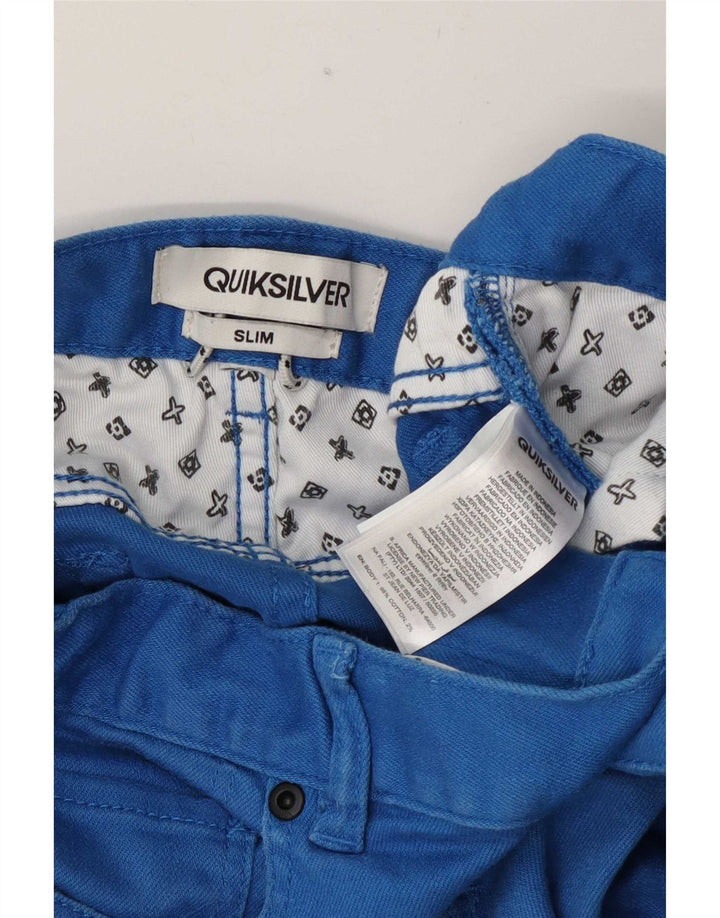 Damskie dżinsy Quiksilver Slim W28 L29 Niebieskie bawełniane