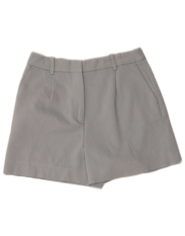 Damskie spodenki chino z wysokim stanem Zara, średnie W28, niebieska bawełna
