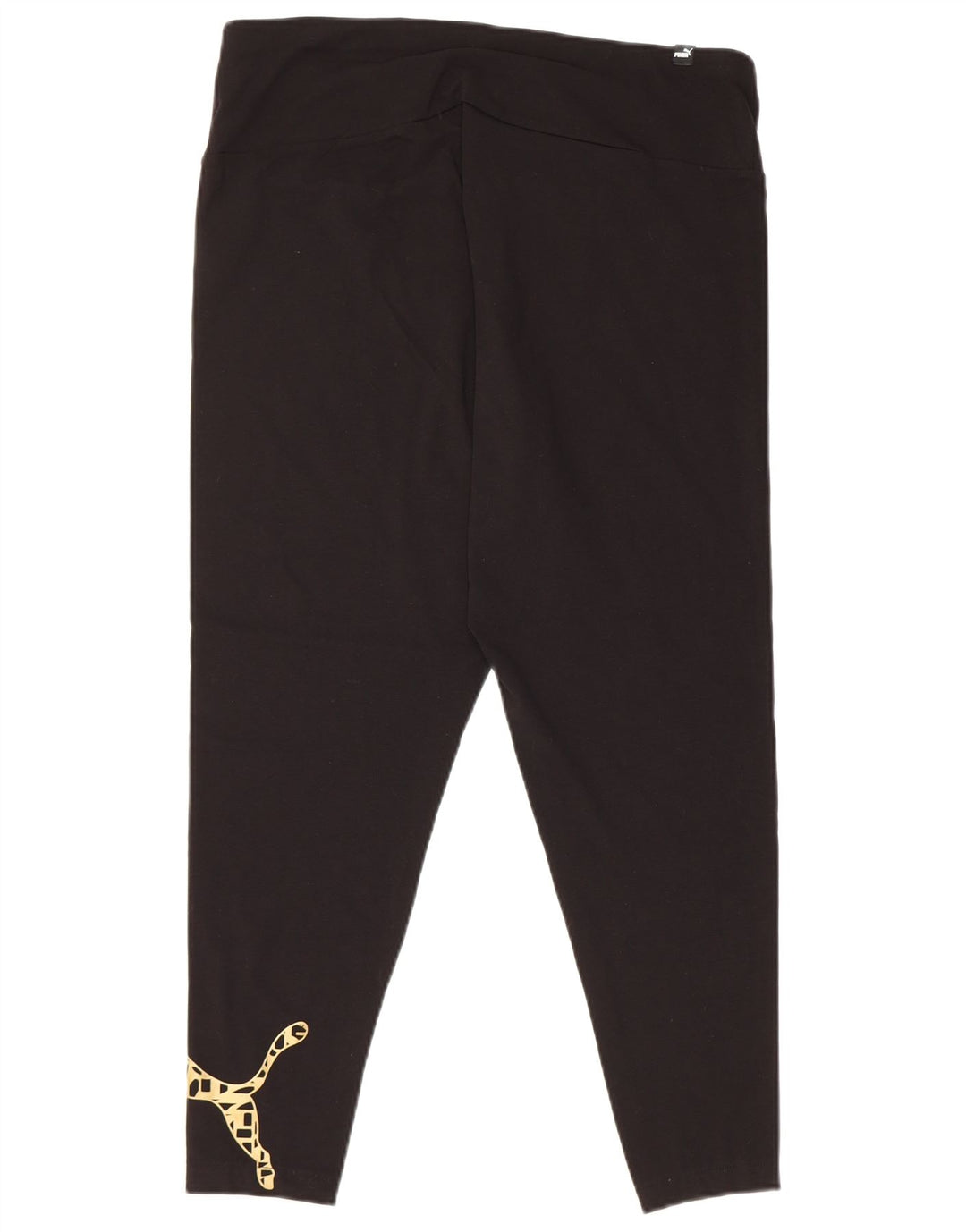 Damskie legginsy z grafiką PUMA UK 18 XL, czarne, bawełniane