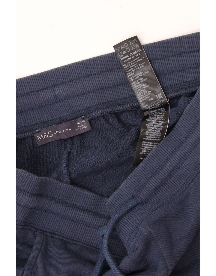 Damskie spodnie dresowe Marks & Spencer Joggers UK 12 Średni granat