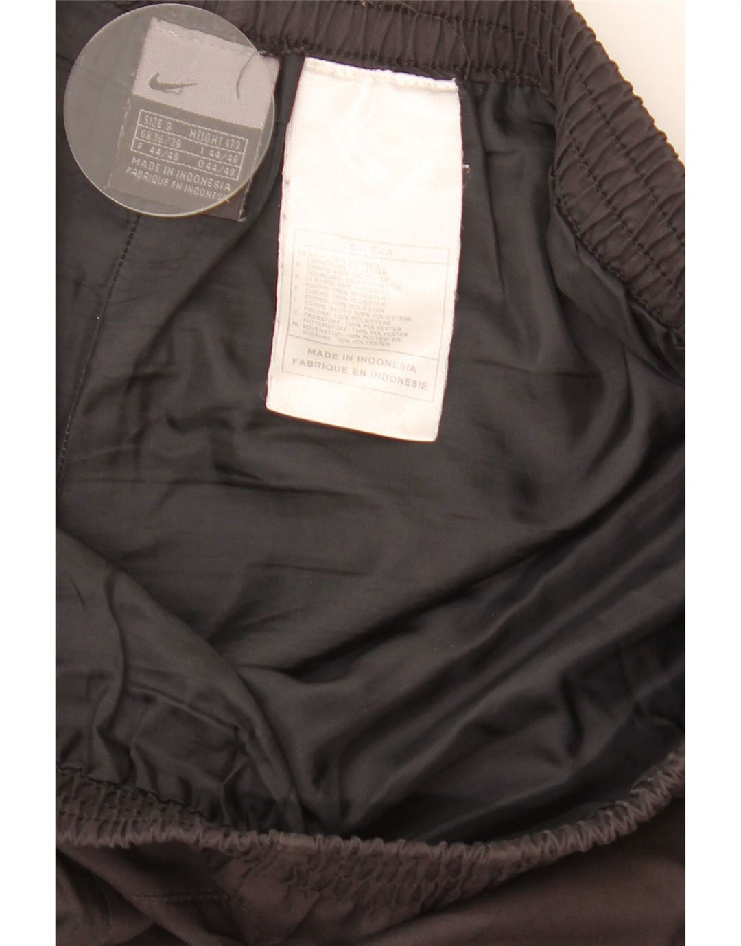 Męskie spodnie dresowe Nike UK 36/38, małe, czarne, poliestrowe
