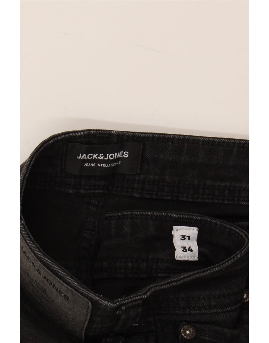 Męskie jeansy skinny JACK & JONES W31 L34 czarne