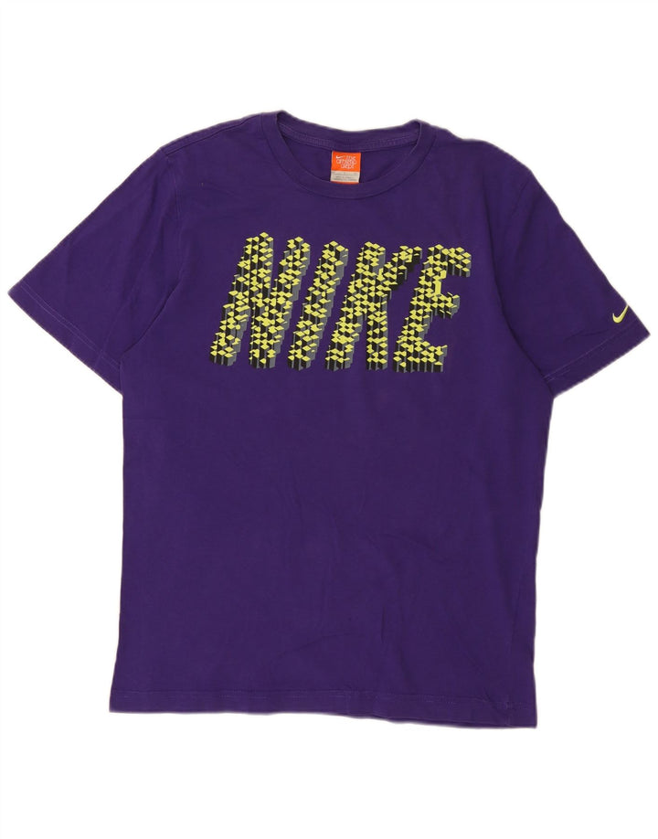 Męski T-shirt Nike Regular Graphic Top, mały, fioletowy, bawełniany