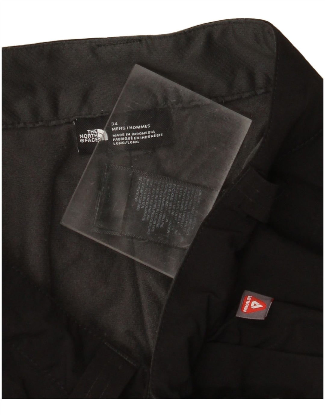 Męskie proste spodnie cargo THE NORTH FACE W34 L32 Czarny poliester