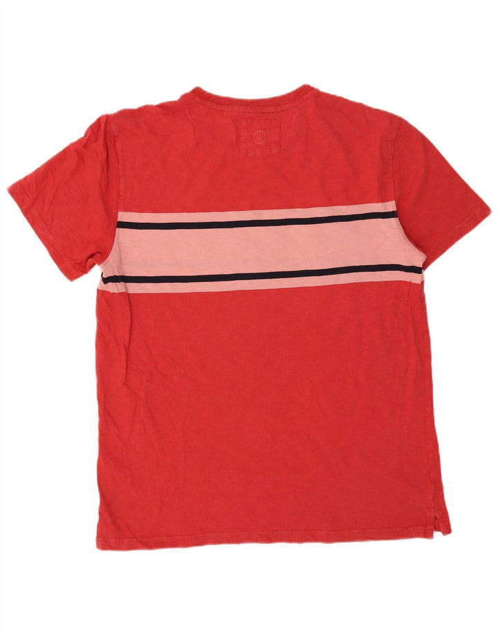 T-shirt męski Fat Face, bawełniany, duży, w kolorze czerwonym