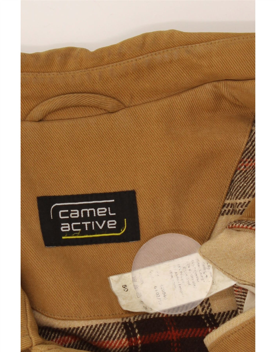 Męska kurtka bomberka CAMEL ACTIVE IT 50, duża, brązowa, bawełniana