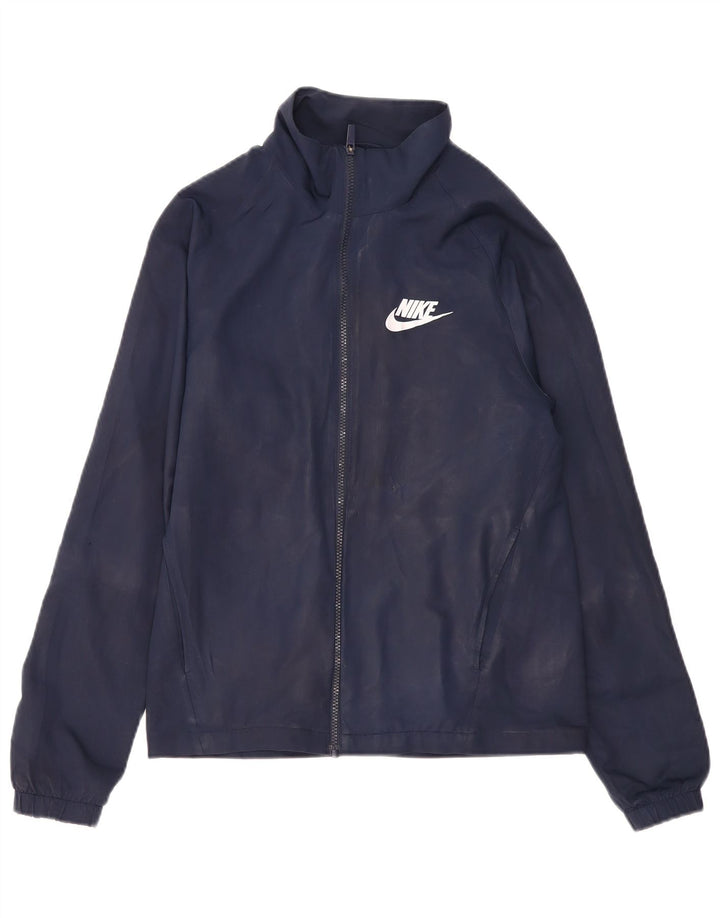 Kurtka męska dresowa Nike, mała, granatowa, poliester