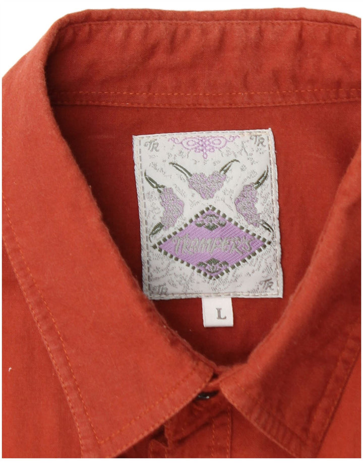 Koszula męska VINTAGE duża czerwona