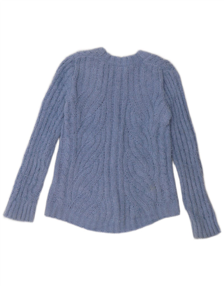 Marks & Spencer Damski sweter oversize UK 10 Small Blue