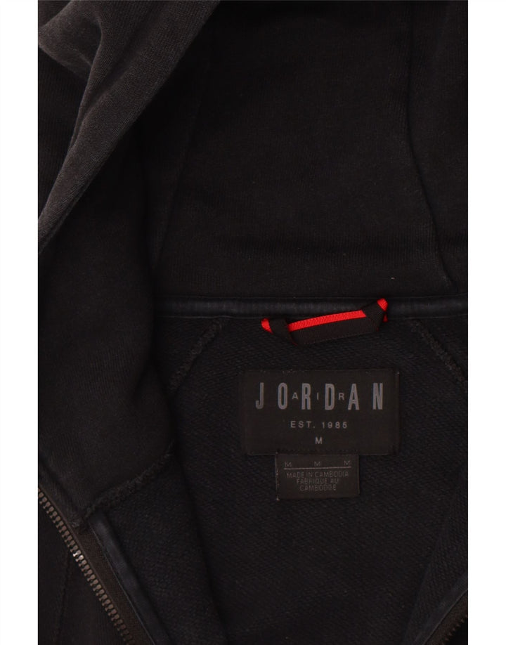 Męski sweter z kapturem i zamkiem błyskawicznym Jordan, średni czarny