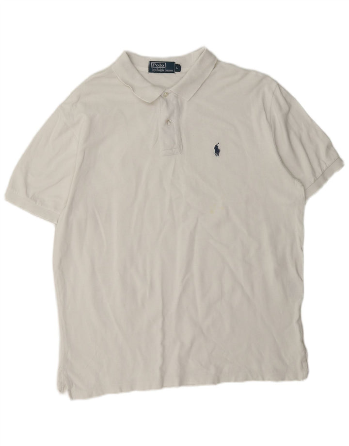 Koszula męska Polo Ralph Lauren, duża, biała, bawełniana
