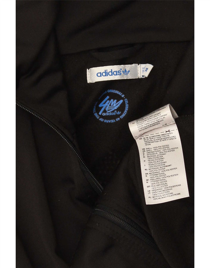 Damska bluza dresowa Adidas z grafiką IT 38 XS Czarny poliester