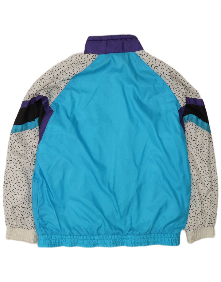 HUMMEL Męska kurtka dresowa XL z nylonu w kolorze niebieskim