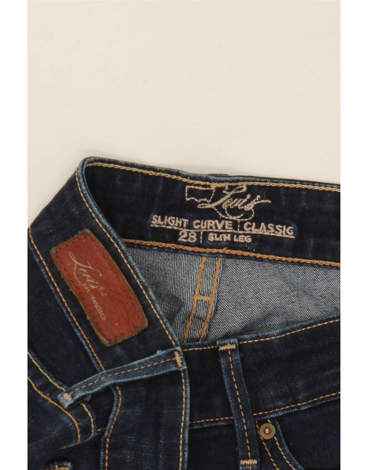 Damskie jeansy Levi's Slight Curve Classic Fit W28 L34 Granatowe