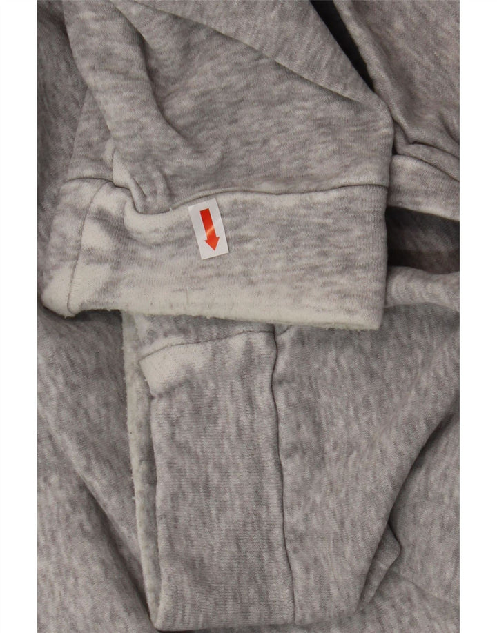 Męska bluza ADIDAS, duża, szara, nakrapiana bawełna