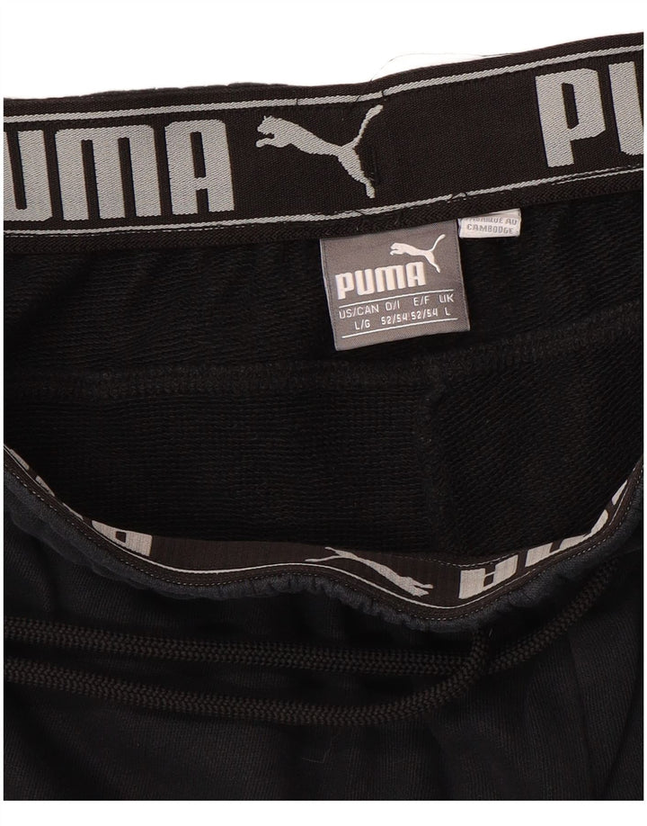 Męskie spodnie dresowe PUMA, duże, czarne