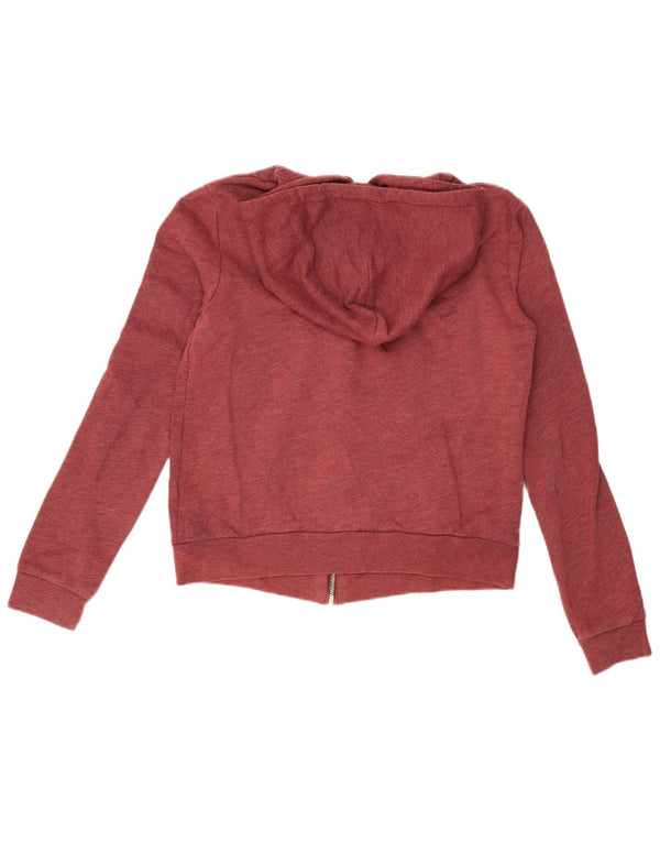 Damski sweter z kapturem i zamkiem błyskawicznym Abercrombie & Fitch UK 14, średni burgund